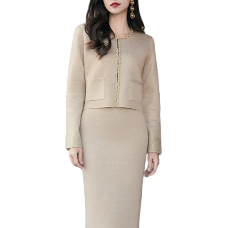 BESIONIA SS25 Knitwear Women's Gold-2