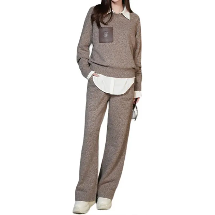 BESIONIA FW24 Casual Pants Women's Camel-2