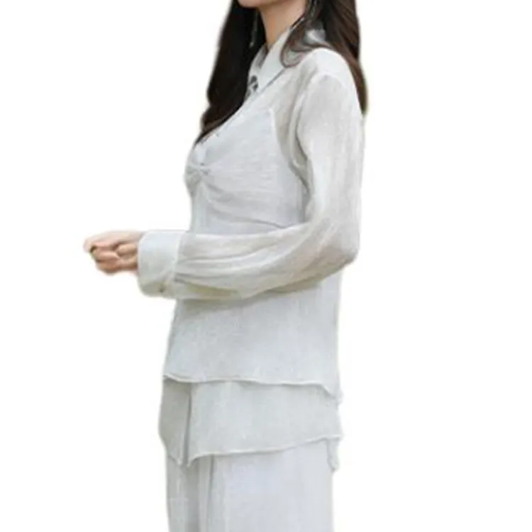 BESIONIA SS25 Shirt Women's Silver-5