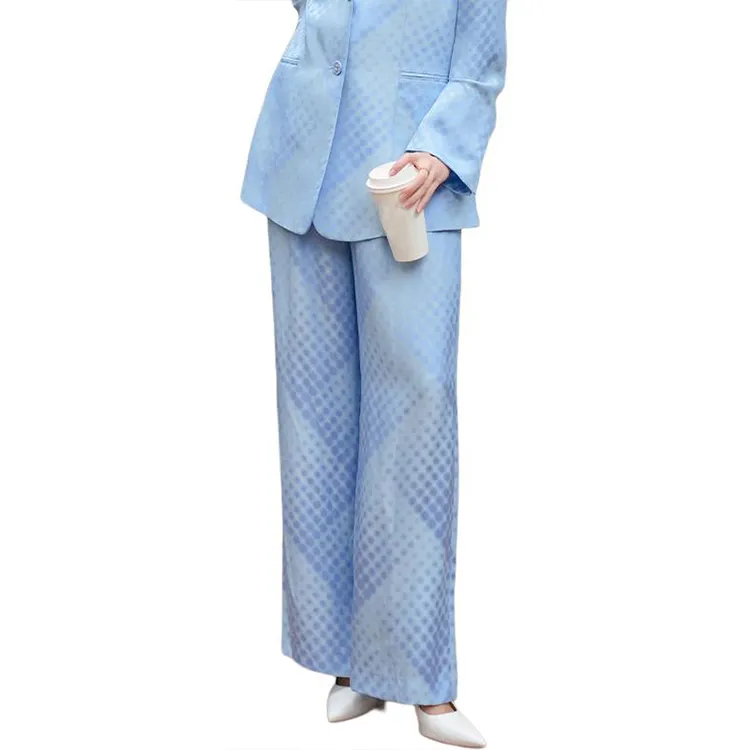 BESIONIA SS25 Casual Pants Women's Blue-2