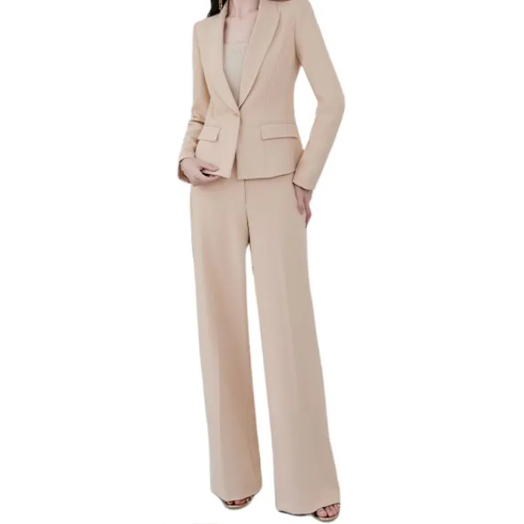 BESIONIA SS25 Suit Trouser Women's Light Apricot-2
