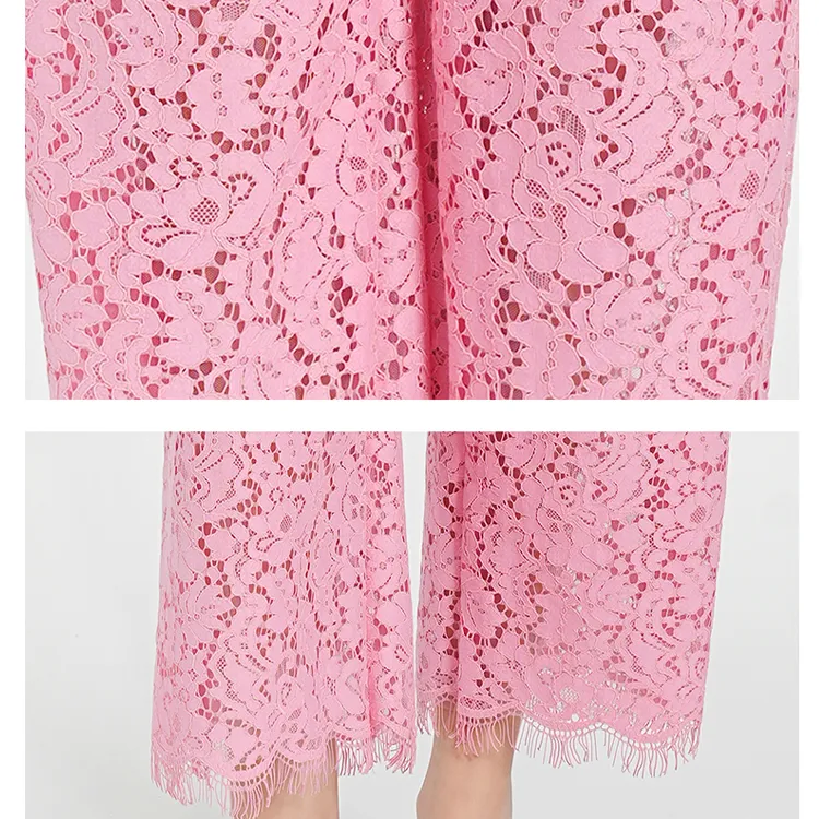BESIONIA SS24 Casual Pants Women's Pink-5