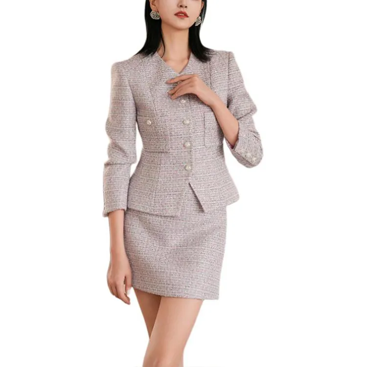 BESIONIA FW24 Casual Short Skirts Women's Pink Purple-2