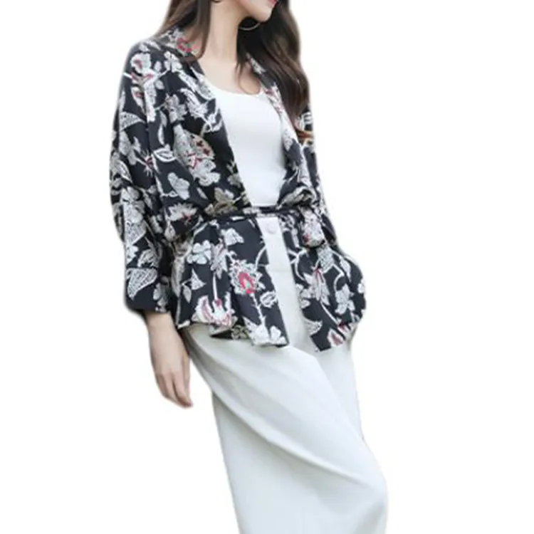 BESIONIA SS25 Shirt Women's Black Pattern-3