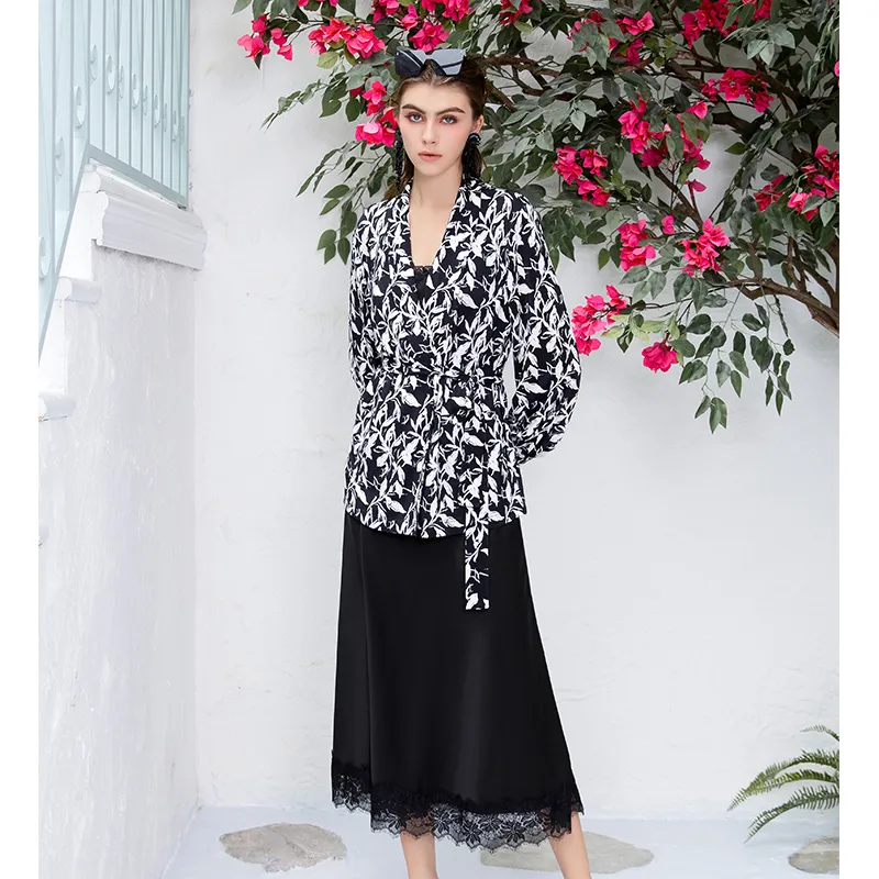 BESIONIA SS23 Slip Dresses Women's Black-2