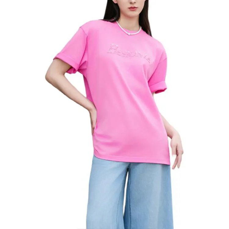 BESIONIA T Shirt Women's Rose Red-4