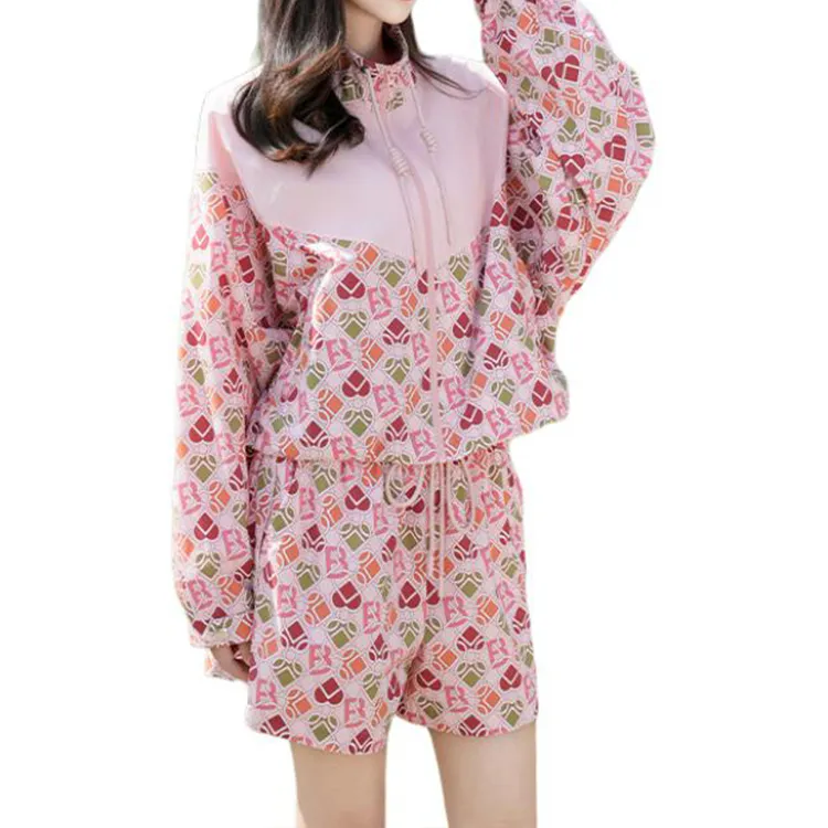 BESIONIA SS25 Cropped Coats Women's Pink-2