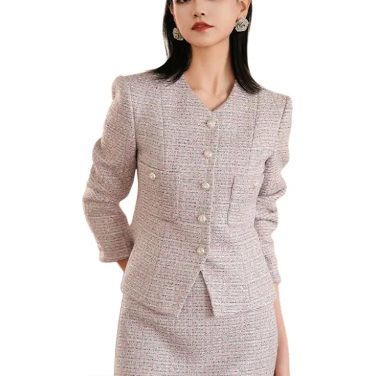 BESIONIA FW24 Jackets Coats Women's Light Purple-2