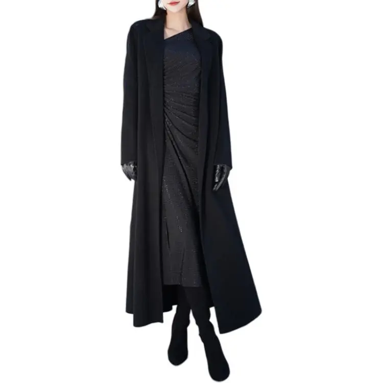 BESIONIA FW24 Long Sleeved Dresses Women's Black-1