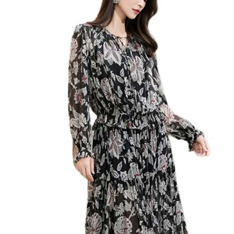 BESIONIA SS25 Shirt Women's Black Pattern-4