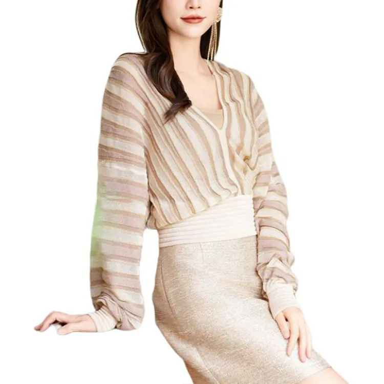 BESIONIA SS25 Crop Top Women's Apricot Blossom Pattern-2