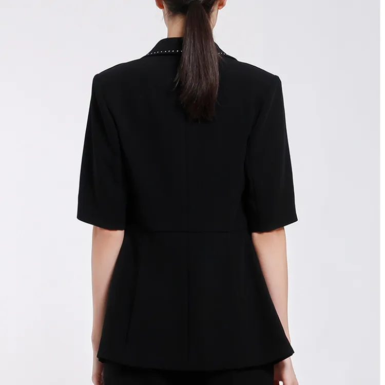 BESIONIA SS22 Business Suit Women's Black-5