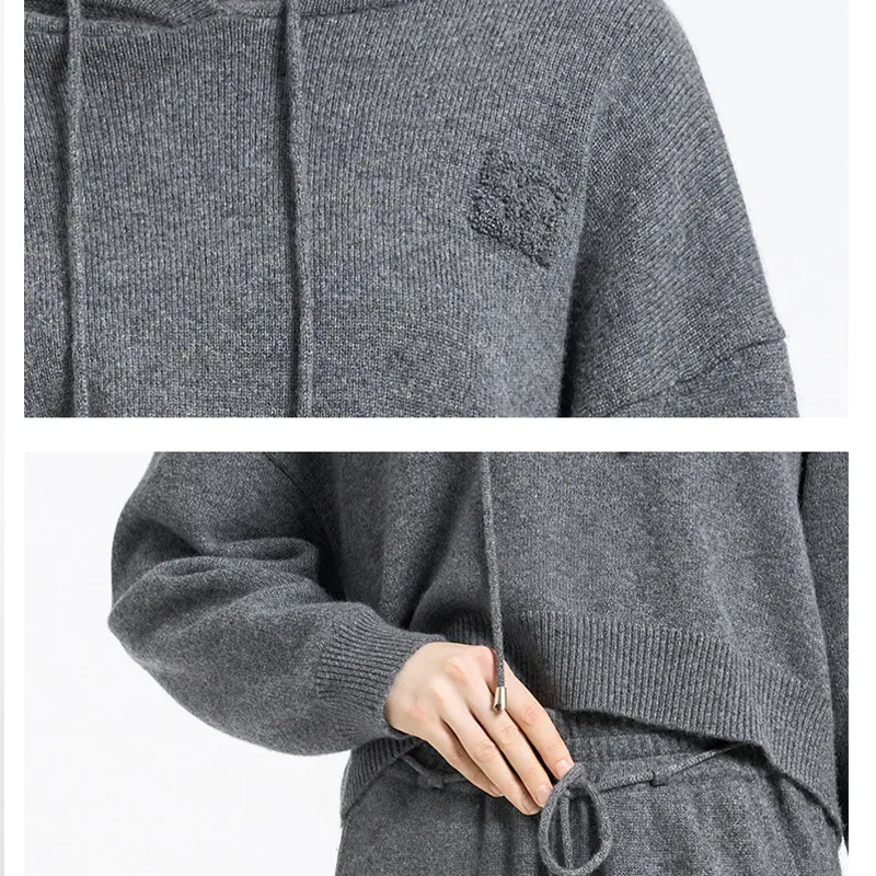 BESIONIA FW23 Sweater Women's Dark Gray-5