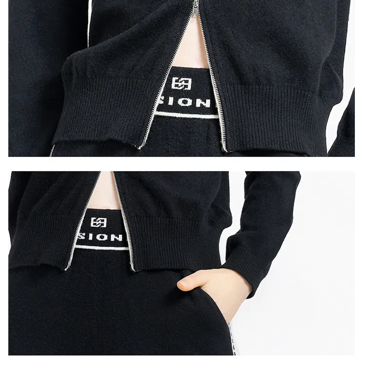 BESIONIA FW23 Sweater Women's Black-5