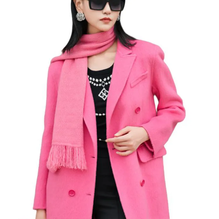 BESIONIA FW24 Coat Women's Pink-3