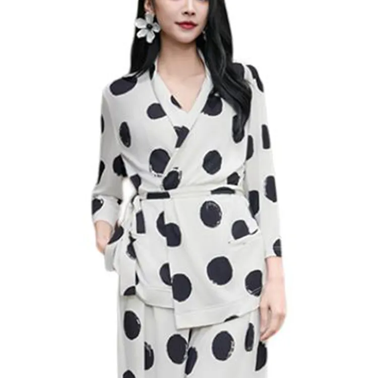 BESIONIA SS25 Shirt Women's White Pattern-2