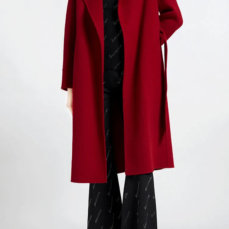 BESIONIA FW23 Coats Women's Red-4