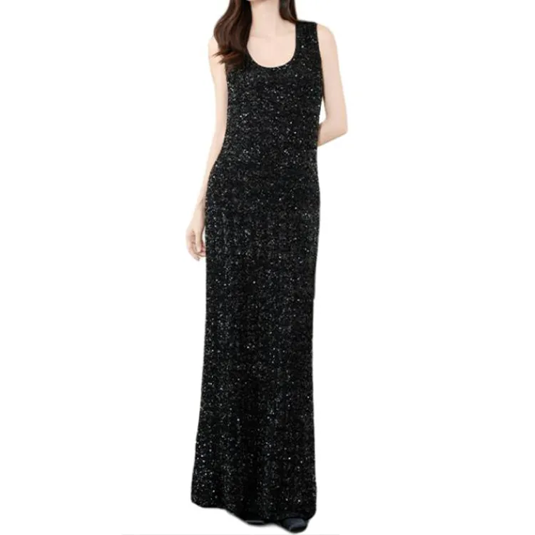 BESIONIA SS25 Sleeveless Dress Women's Black-1
