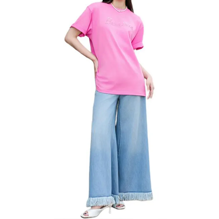 BESIONIA T Shirt Women's Rose Red-1