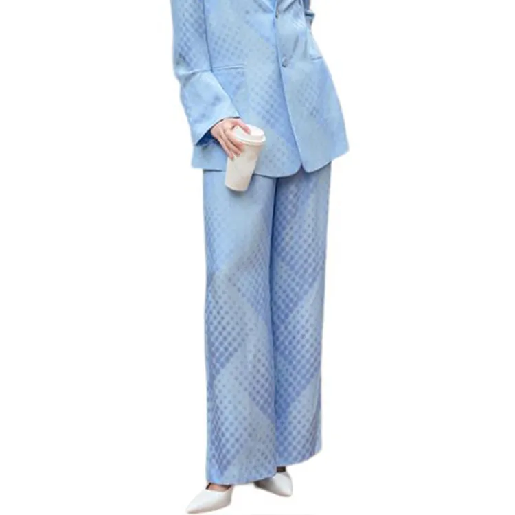 BESIONIA SS25 Casual Pants Women's Blue-3