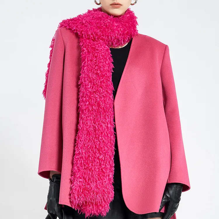 BESIONIA FW23 Coats Women's Pink-2