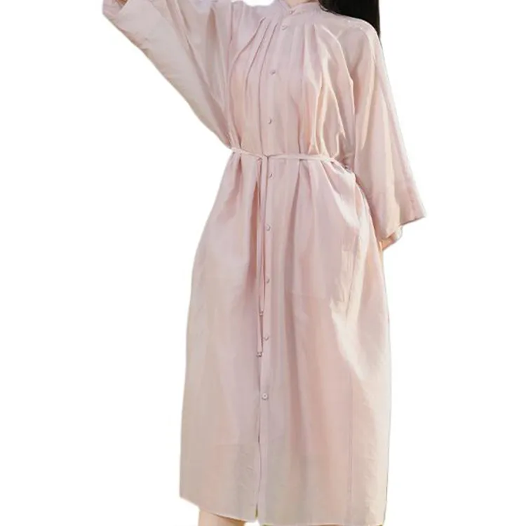 BESIONIA SS25 Long-Sleeved Dresses Women's Pink-5
