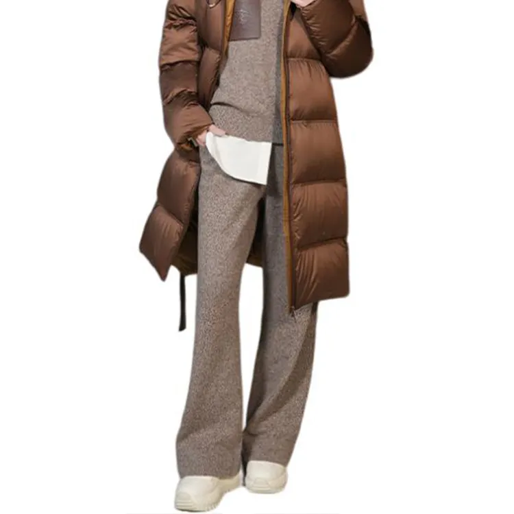 BESIONIA FW24 Casual Pants Women's Camel-3