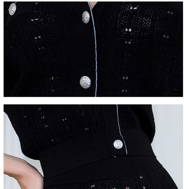 BESIONIA SS23 Knitwear Women's Black-4