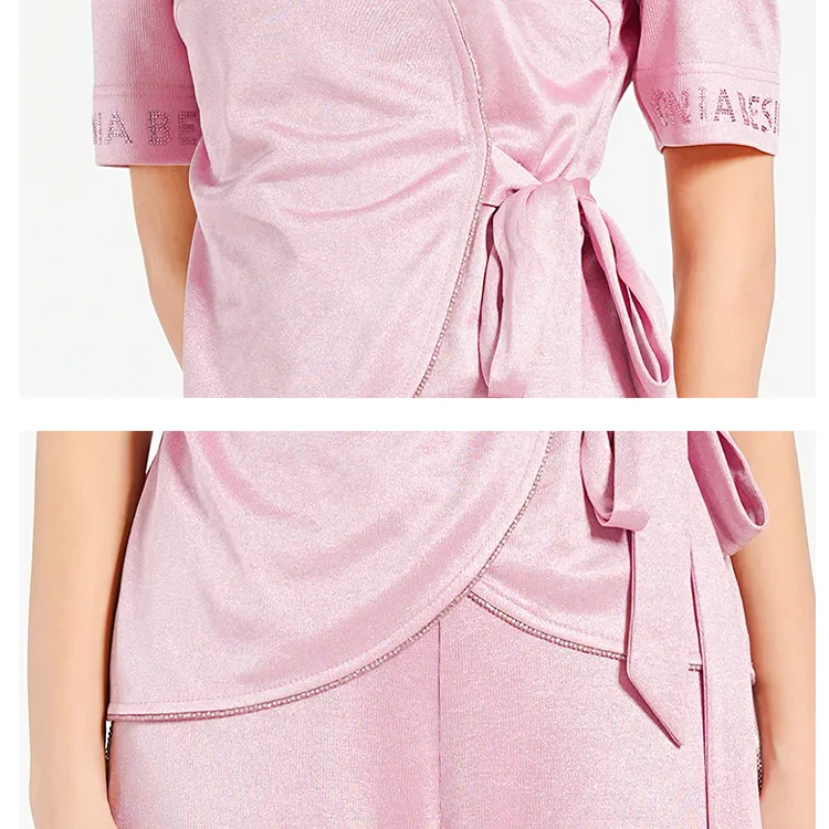 BESIONIA T Shirts Women's Pink-6