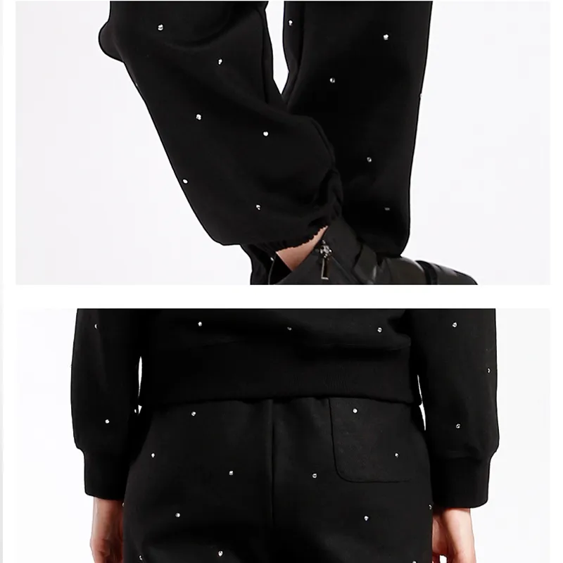 BESIONIA FW22 Casual Pants Women's Black-5