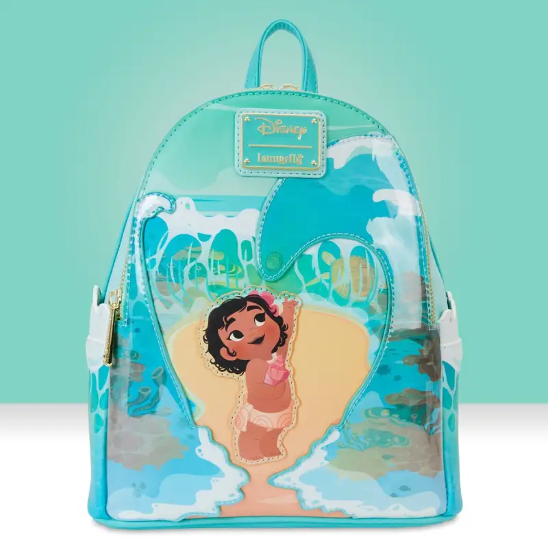 Loungefly Moana, Collaboration Faux Leather Backpack Mini Women's Ocean Enchantment-1