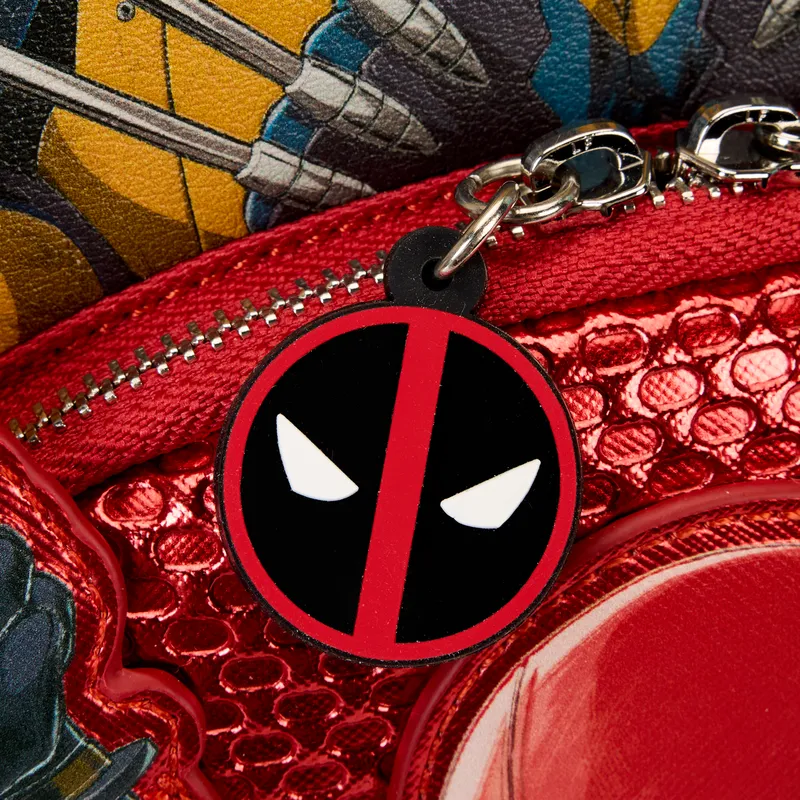 Loungefly PU Backpack Small Size Men's Marvel Deadpool And The Wolverine-3