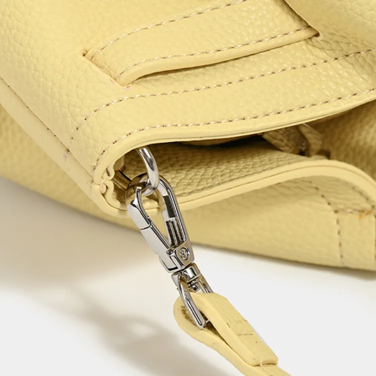 Yalu PU Crossbody One Shoulder Handbag Women's Yellow-2