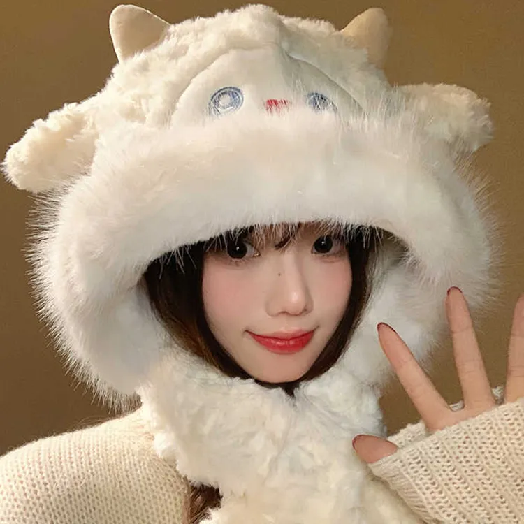Yalu Polyester Hoods & Plush Hats Unisex-3