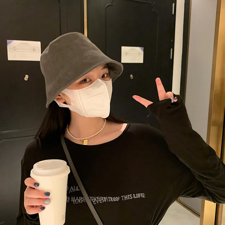 Yalu Polyester Bucket Hats Unisex-13
