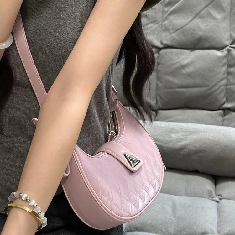 Yalu PU Portable Crossbody Bag, Shoulder Bag Regular Women's Ecru/Pink/Black-4