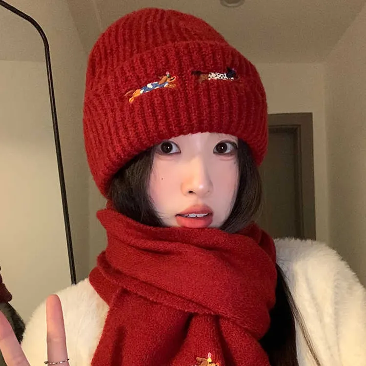 Yalu Polyester Beanies Unisex Gift Box Set-5