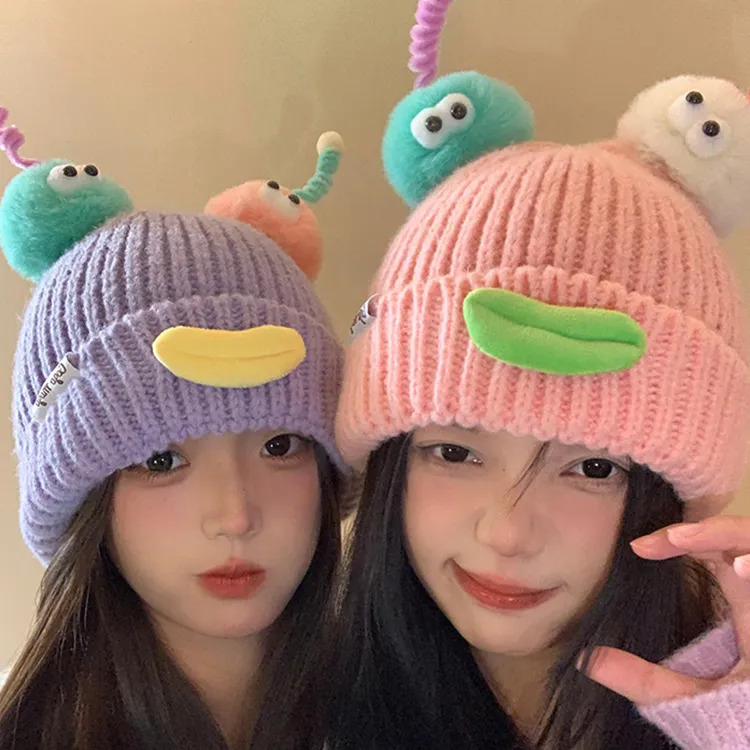 Yalu Polyester Beanies Unisex Gift Box Set-4