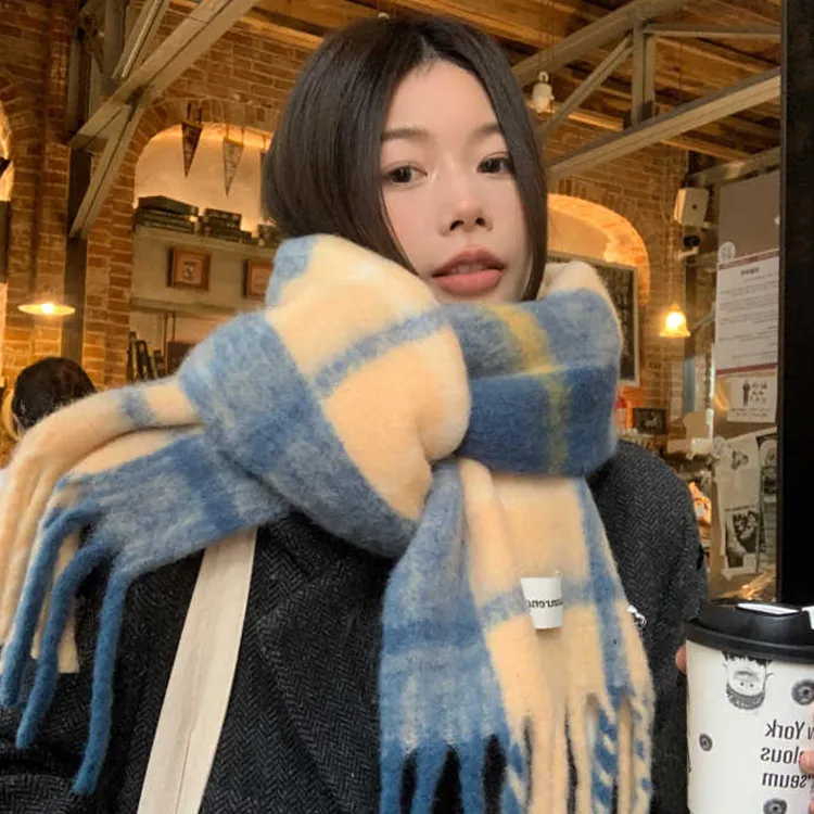 Yalu Polyester Knit Scarves Unisex Gift Box Set-2