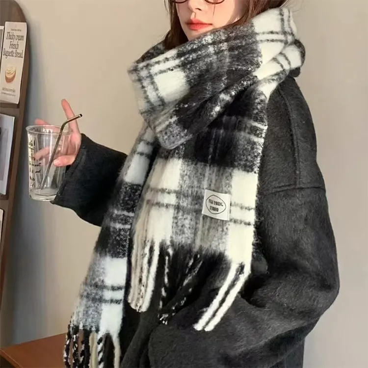 Yalu Polyester Knit Scarves Unisex Gift Box Set-1
