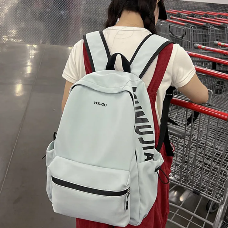 Yalu Nylon Backpack Laptop Bag Unisex Multicolor-1