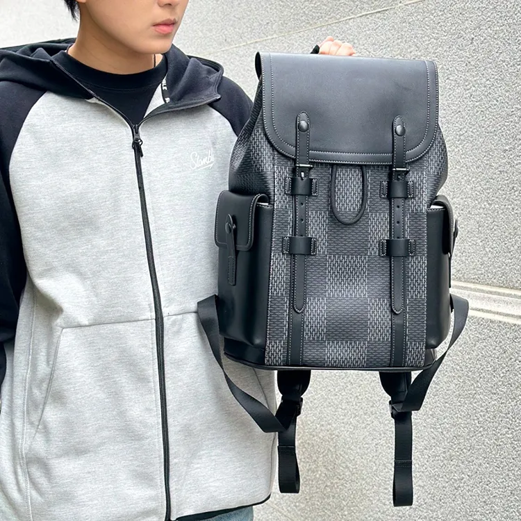 Yalu PU Backpack Unisex Multicolor-17