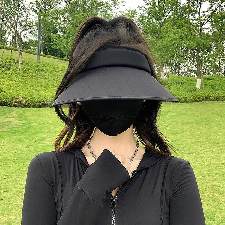 Yalu Elastane Sun Protection Hats Women's-2