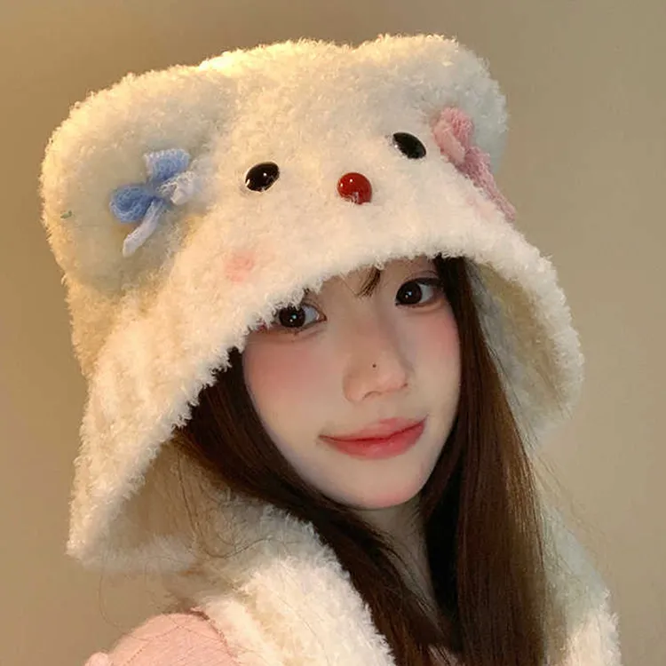 Yalu Polyester Hoods & Plush Hats Unisex Gift Box Set-2