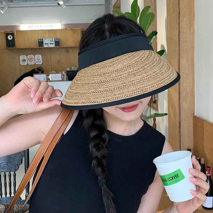 Yalu Straw Woven Sun Protection Hats Unisex-8