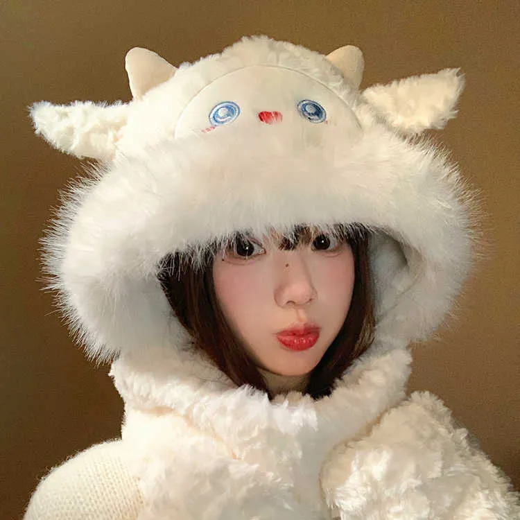 Yalu Polyester Hoods & Plush Hats Unisex-2