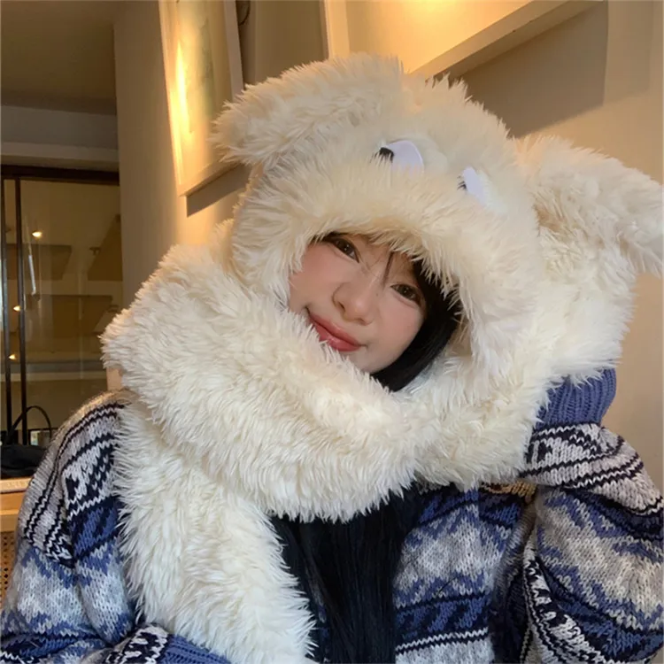 Yalu Polyester Hoods & Plush Hats Unisex-3