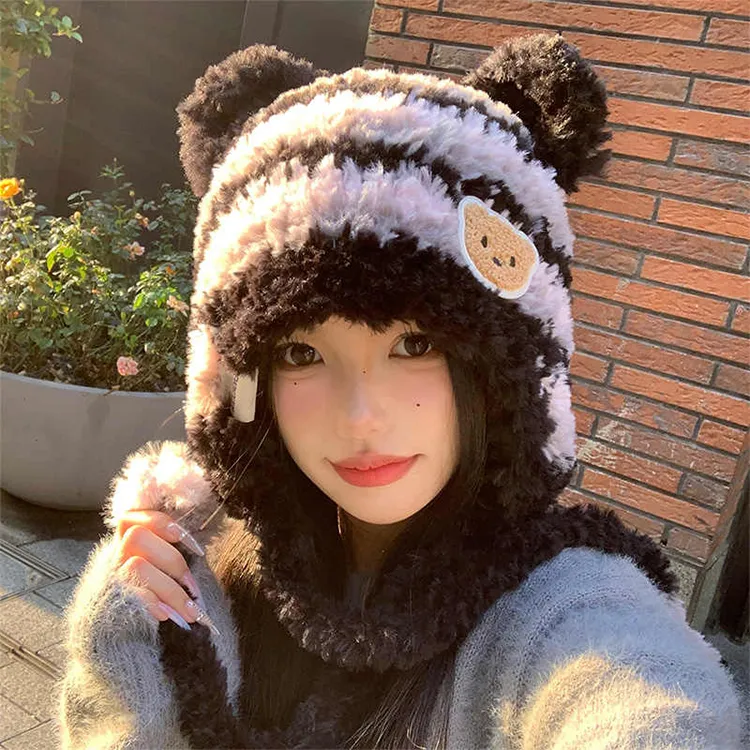 Yalu Polyester Beanies Unisex Gift Box Set-2