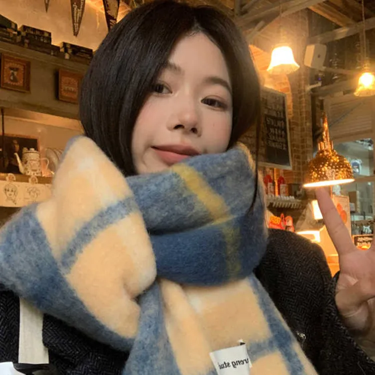 Yalu Polyester Knit Scarves Unisex Gift Box Set-3
