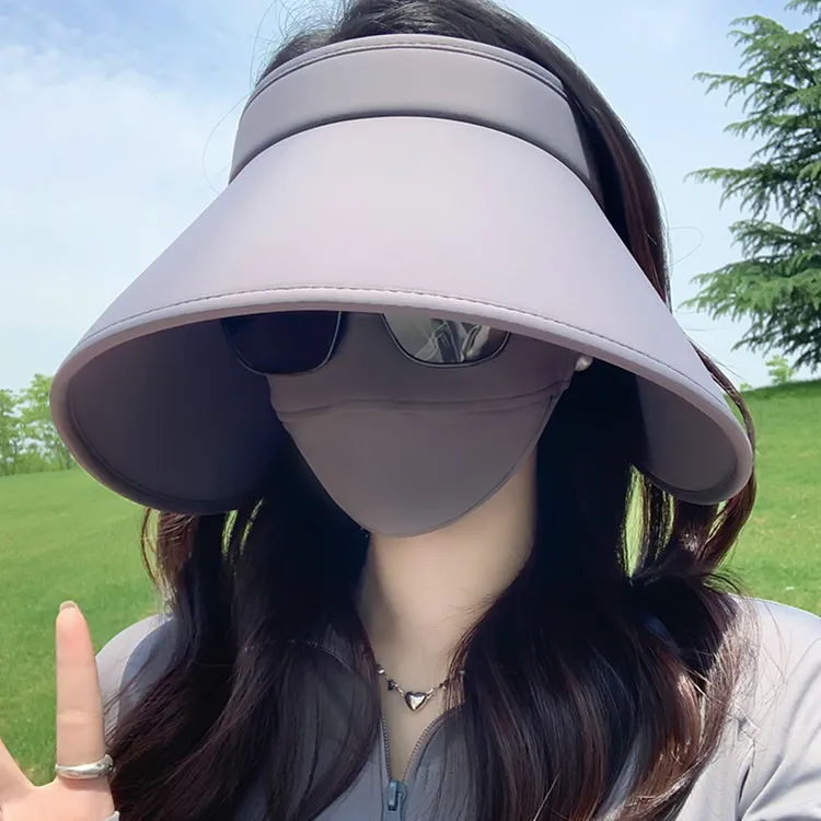 Yalu Elastane Sun Protection Hats Women's-8